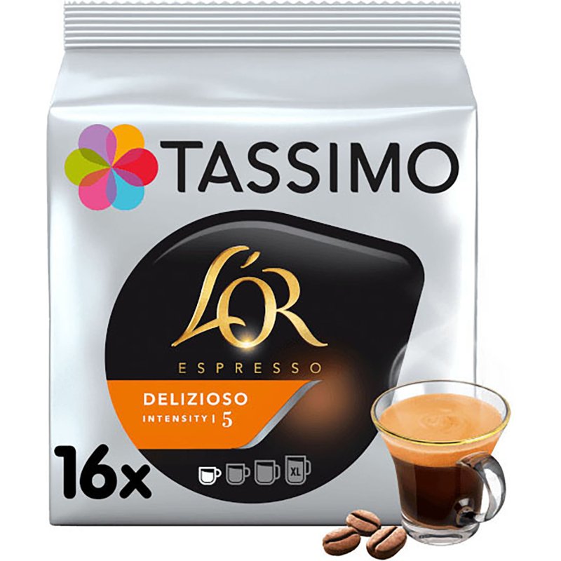 Capsules de café Tassimo L'Or Espresso Delizioso - Paquet de 16