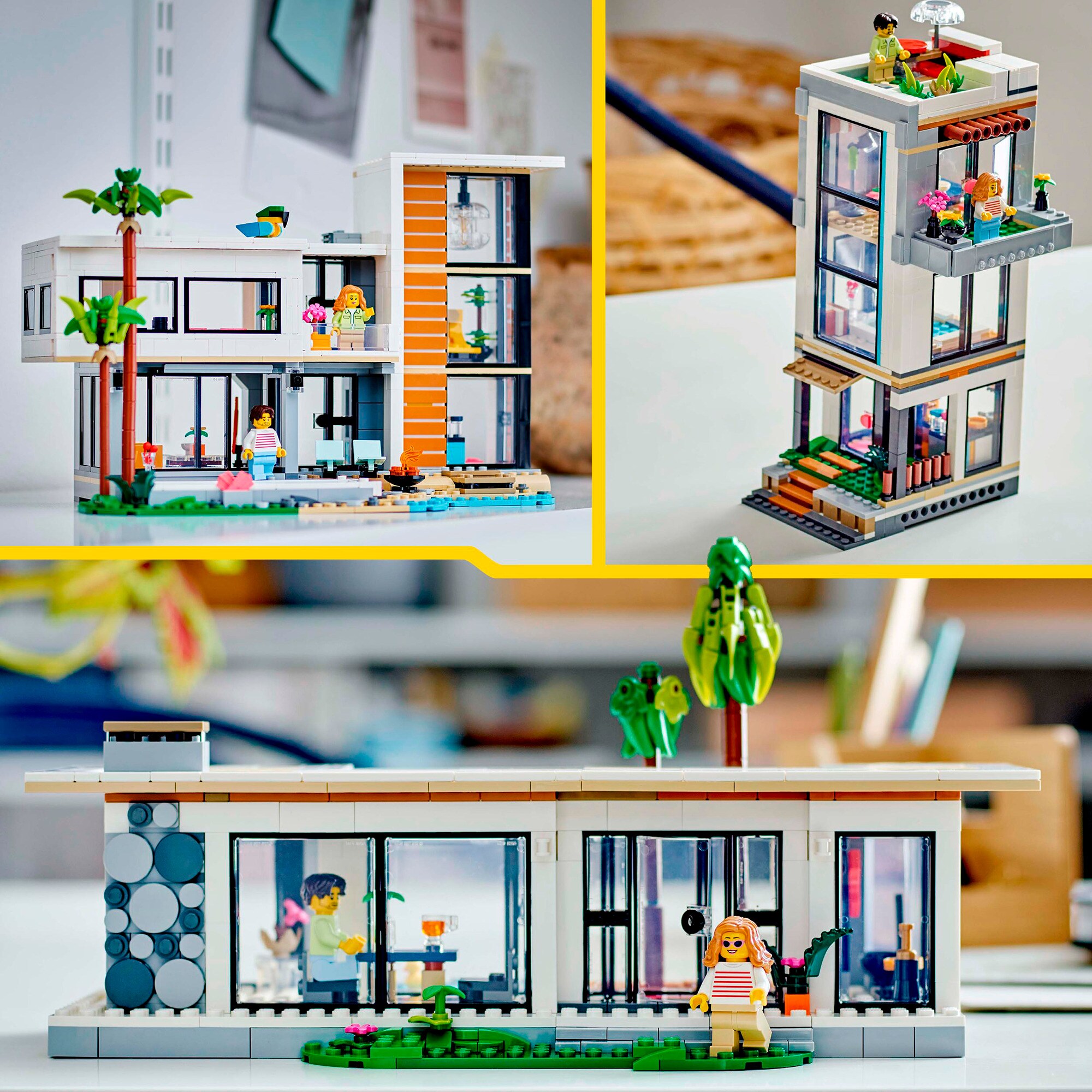LEGO Konstruktionsspielzeug Creator 3-in-1 Modernes Haus