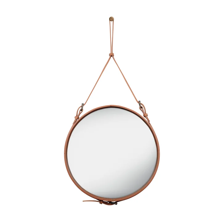 Gubi - Adnet Spiegel Ø 58 cm, braun