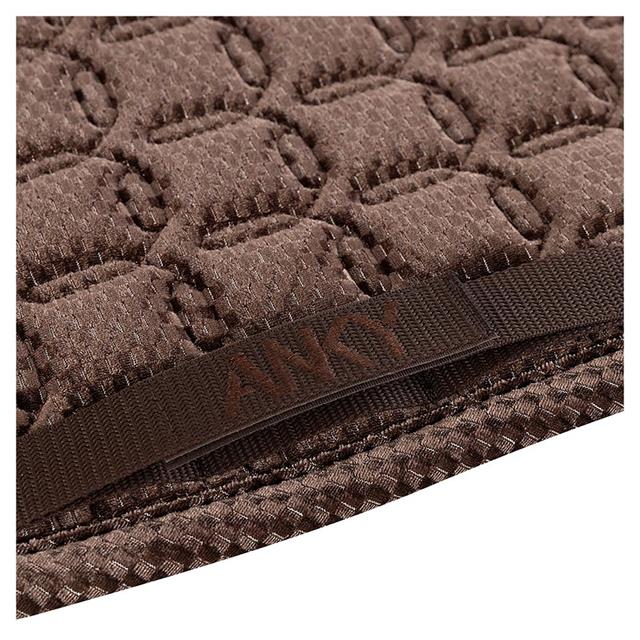 Zadeldek ANKY Check Velvet Dressuur Bruin