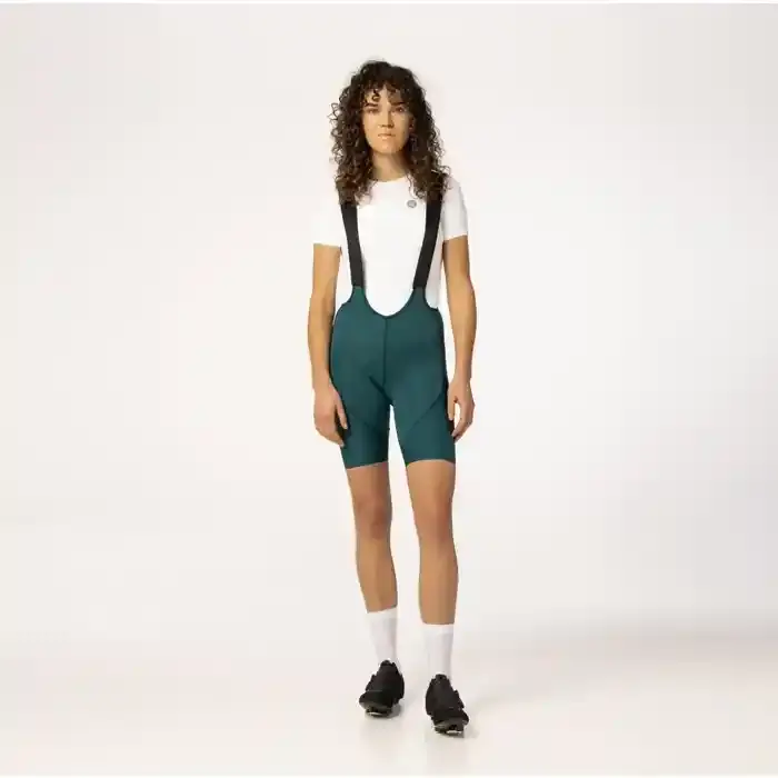AGU Enduro Plus Performance Fietsbroek Kort Groen Dames