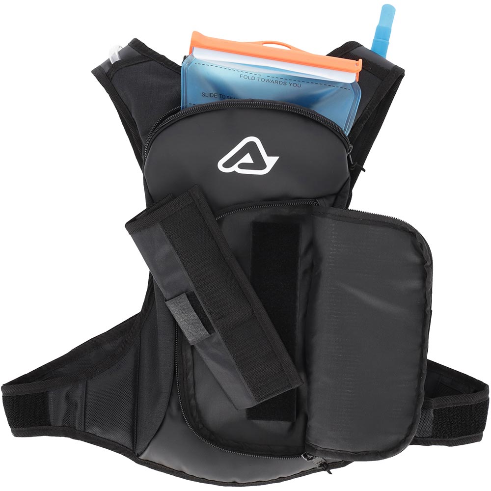 Acerbis - Poche à eau Acqua Logo Noir / Blanc