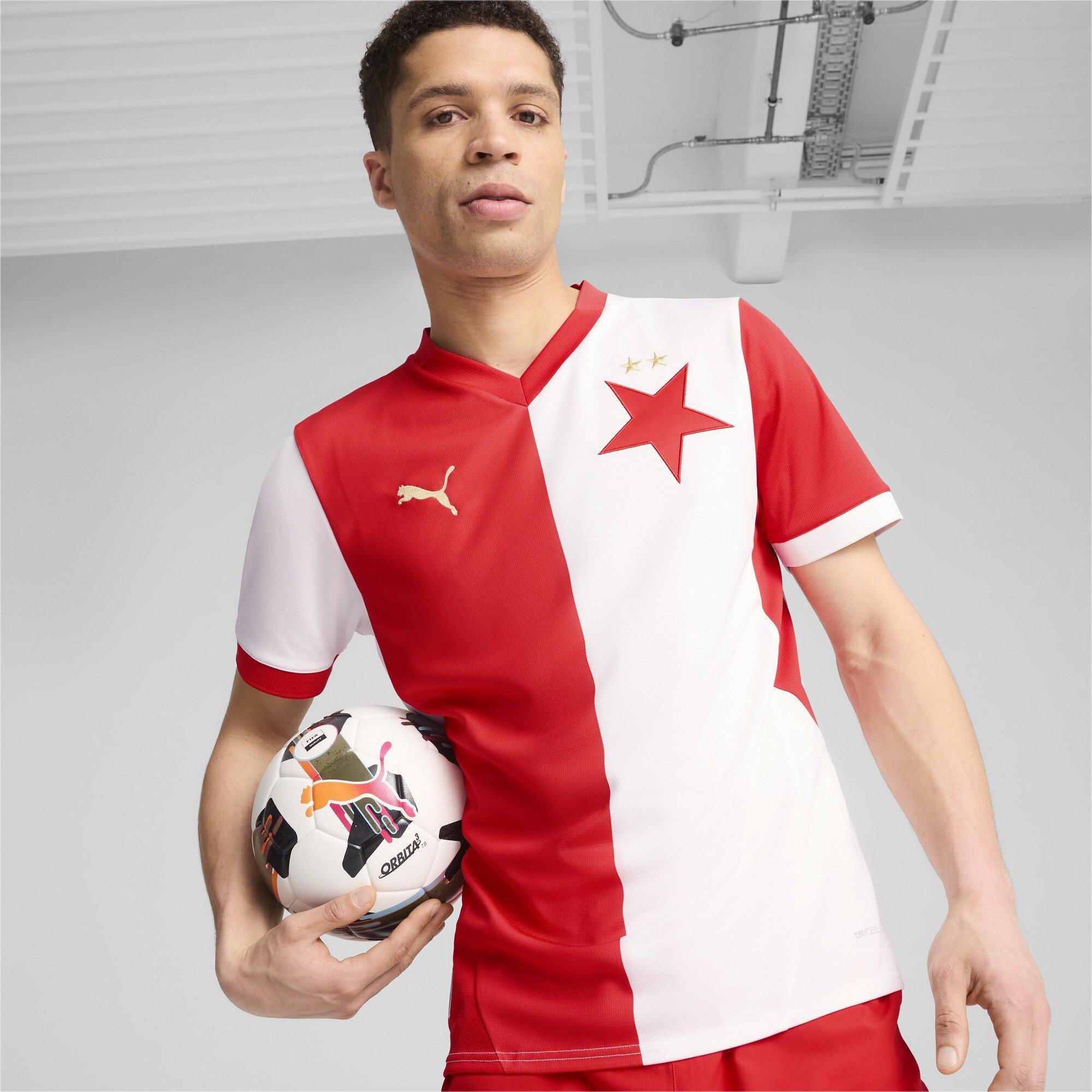 Puma Slavia Prague Home Shirt 2024 2025 Adults