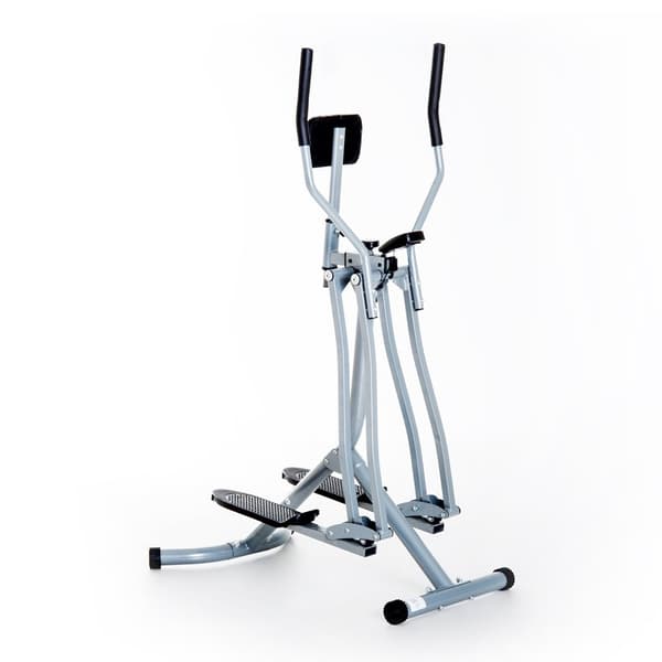Cross Trainer Elliptical Trainer Ergometer Treningssykkel Med Lcd-Skjerm, Stål, Sølv, 96X60X152Cm