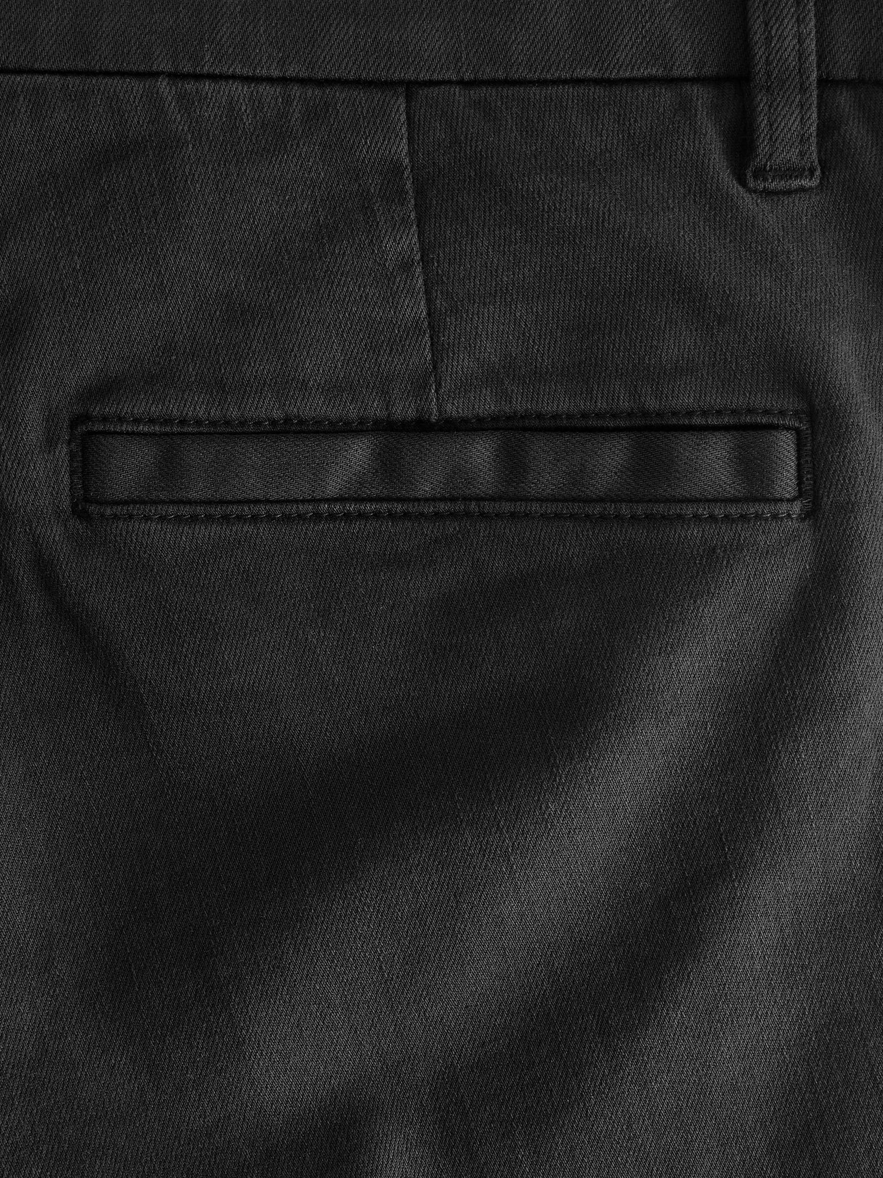 Zwart - Slim Fit - Motionflex chino