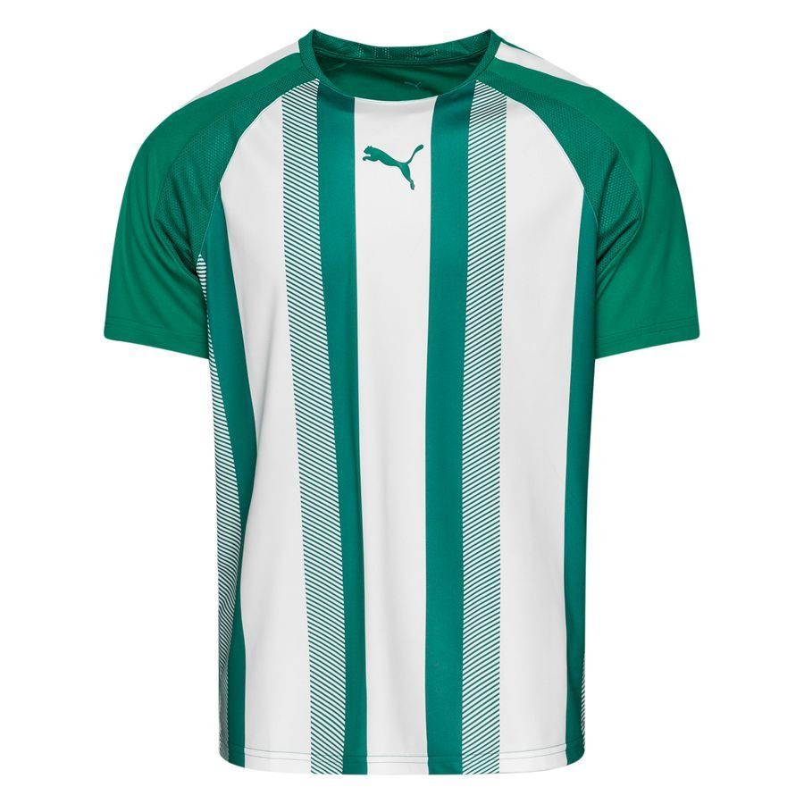 PUMA Maillot teamLIGA - Vert/Blanc