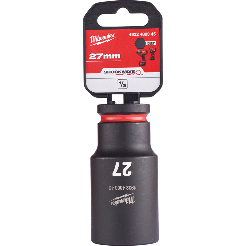 Milwaukee slagdop Shockwave 1/2 lang 27mm