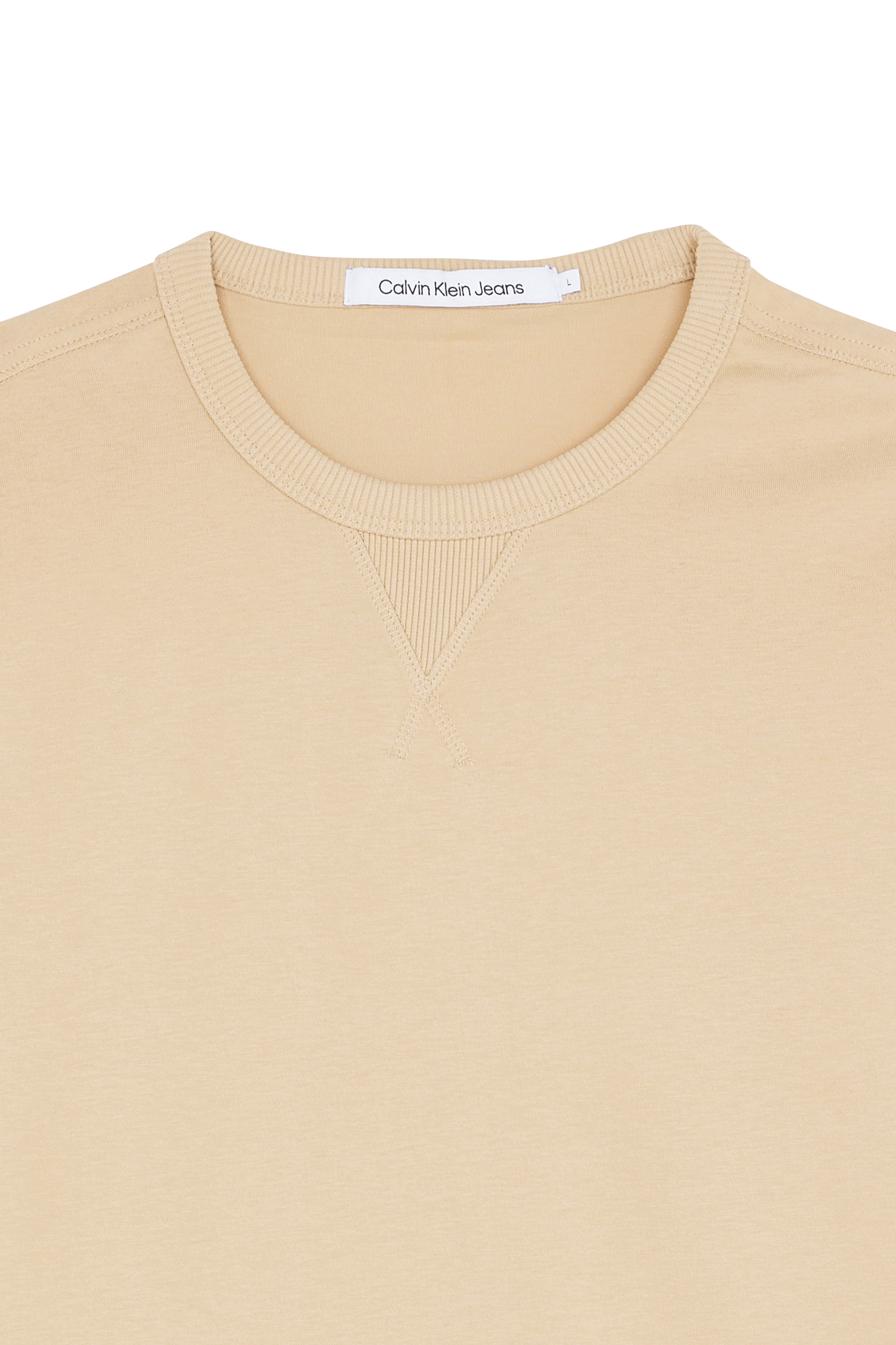 CALVIN KLEIN JEANS T-shirt BADGE REGULAR TEE Beige