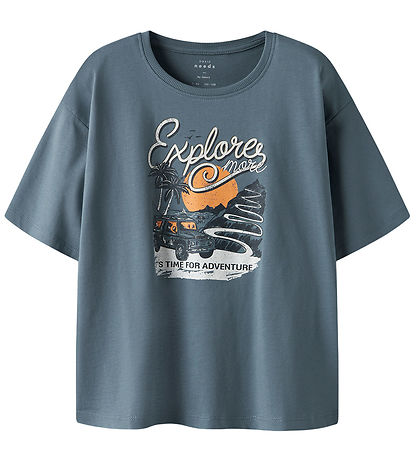 Name It T-Shirt - NkmVictor - 2er-Pack - Lemon Baiser/Blue Mirag