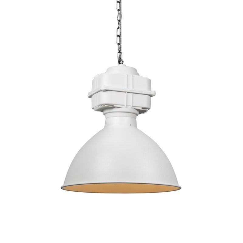 Industriële hanglamp klein mat wit - Sicko