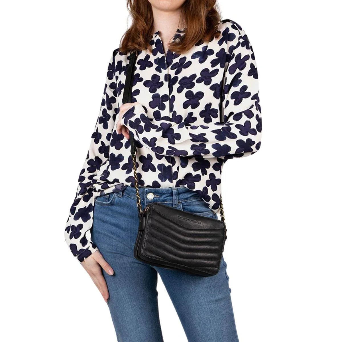 Cowboysbag | Britt Double leren crossbody