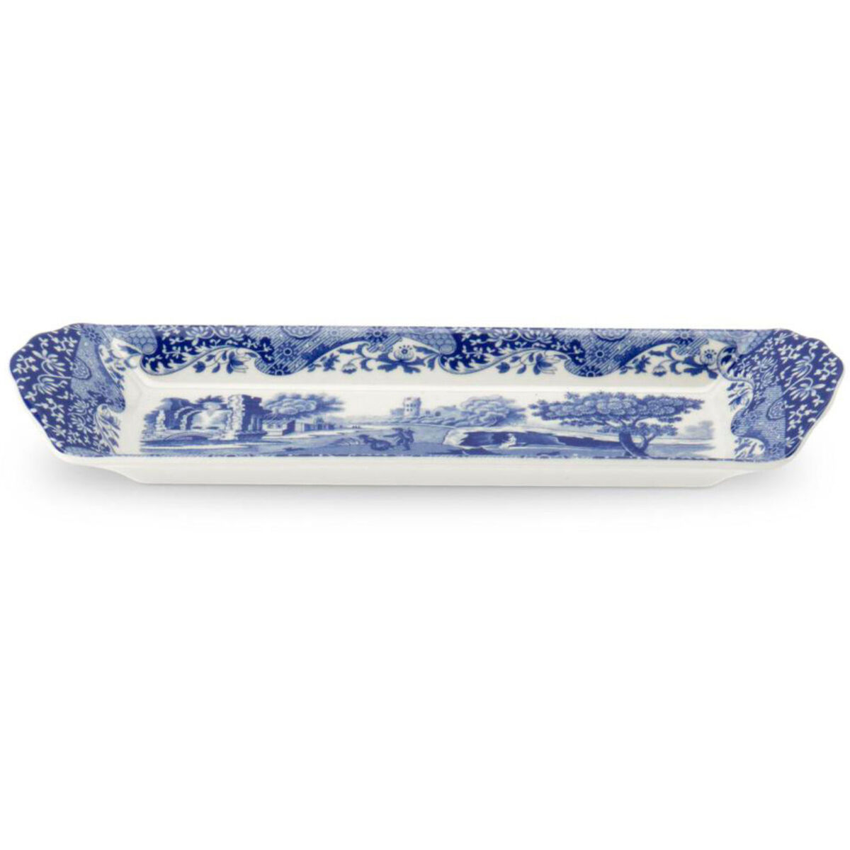 Blue Italian Brett Melamin 38,5 x 16,5 cm