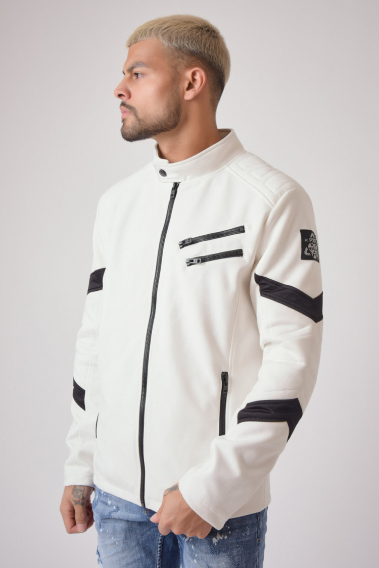Veste blanche en suédine - Project X - 2030070