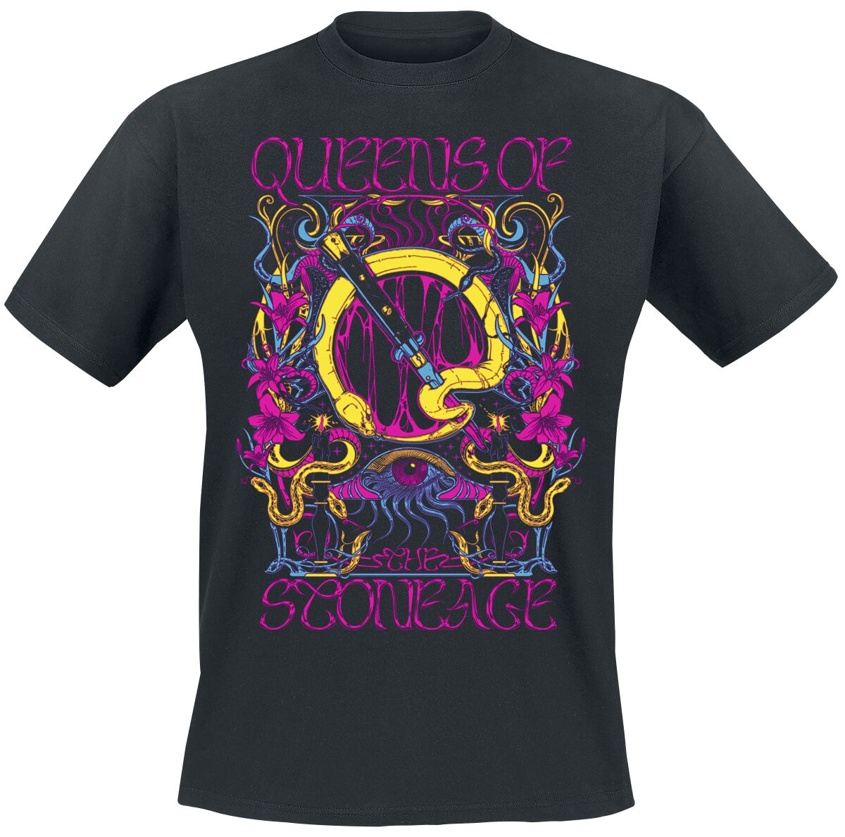 In Times New Roman - Neon Sacrilege | Queens Of The Stone Age T-Shirt Manches courtes