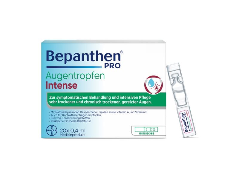 Bepanthen Augentropfen Intense 20 x 10.4 ml Monodosen Augentropfen