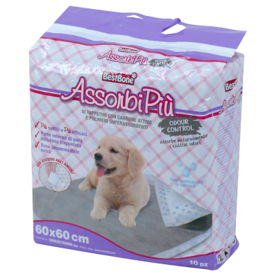 Aufsaugmatte mit Aktivkohle 60x60cm 10Stk.