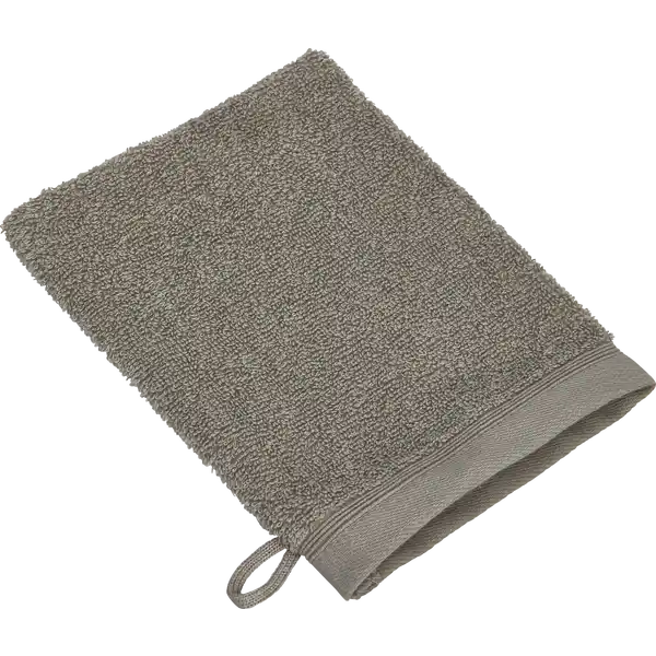 WASCHHANDSCHUH 16X21CM grau GOTS