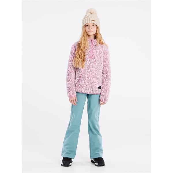 Sweat polaire PROTEST PRTNOEPAC JR 1/4 ZIP TOP CAMEO PINK