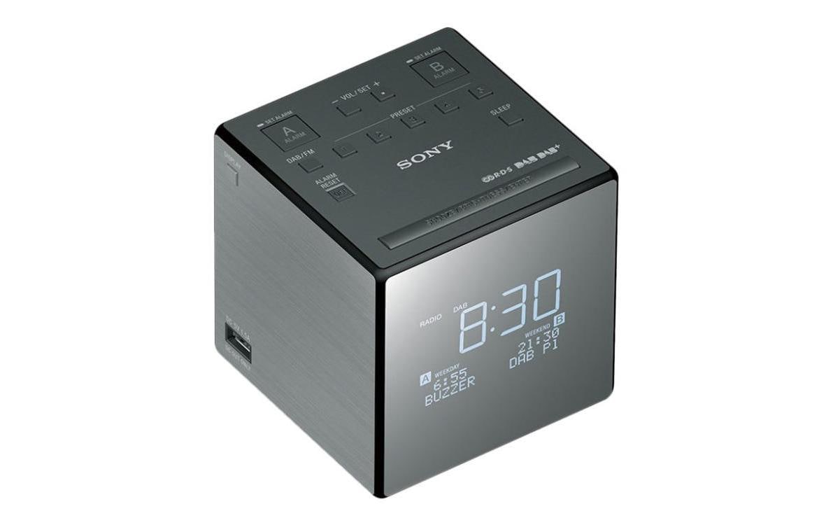 DAB+ Radio XDR-C1DBP SchwarzDAB+-Uhrenradio für die Tasche
