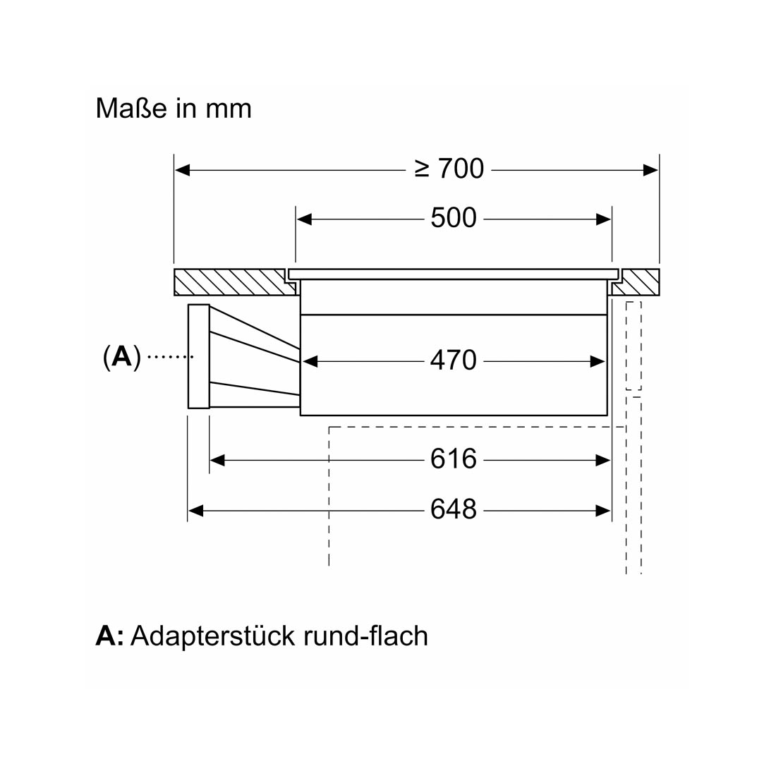 Bosch PVS611B16E Induktonkochfeld mit intergriertem Dunstabzug rahmemlos 60cm