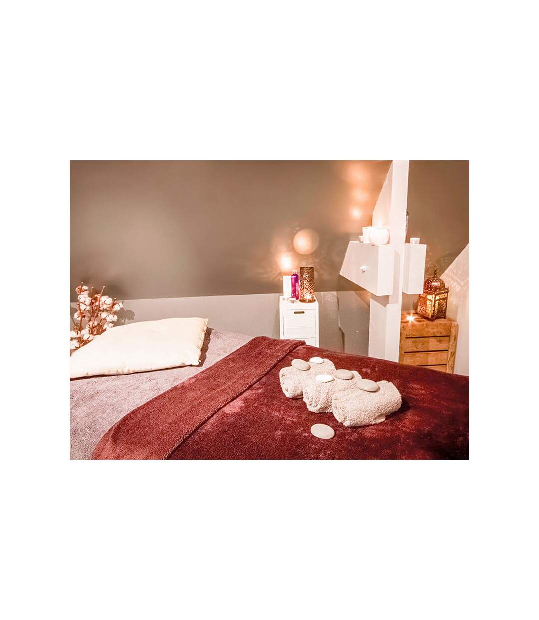Massage pour 2 et accès au spa pour jeunes mariés - SMARTBOX - Coffret Cadeau Bien-être