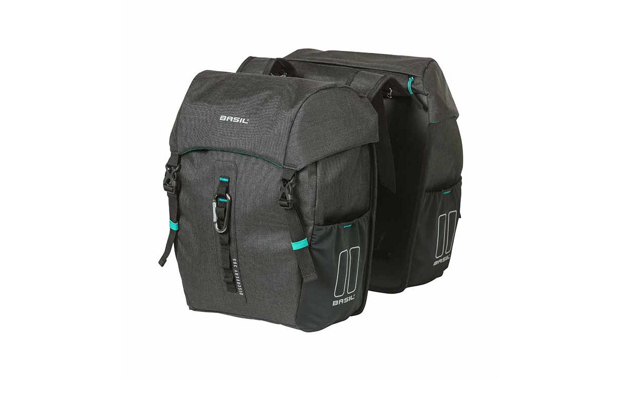 Doppelseitentasche Discovery M SchwarzDoppelfahrradtasche 18 L