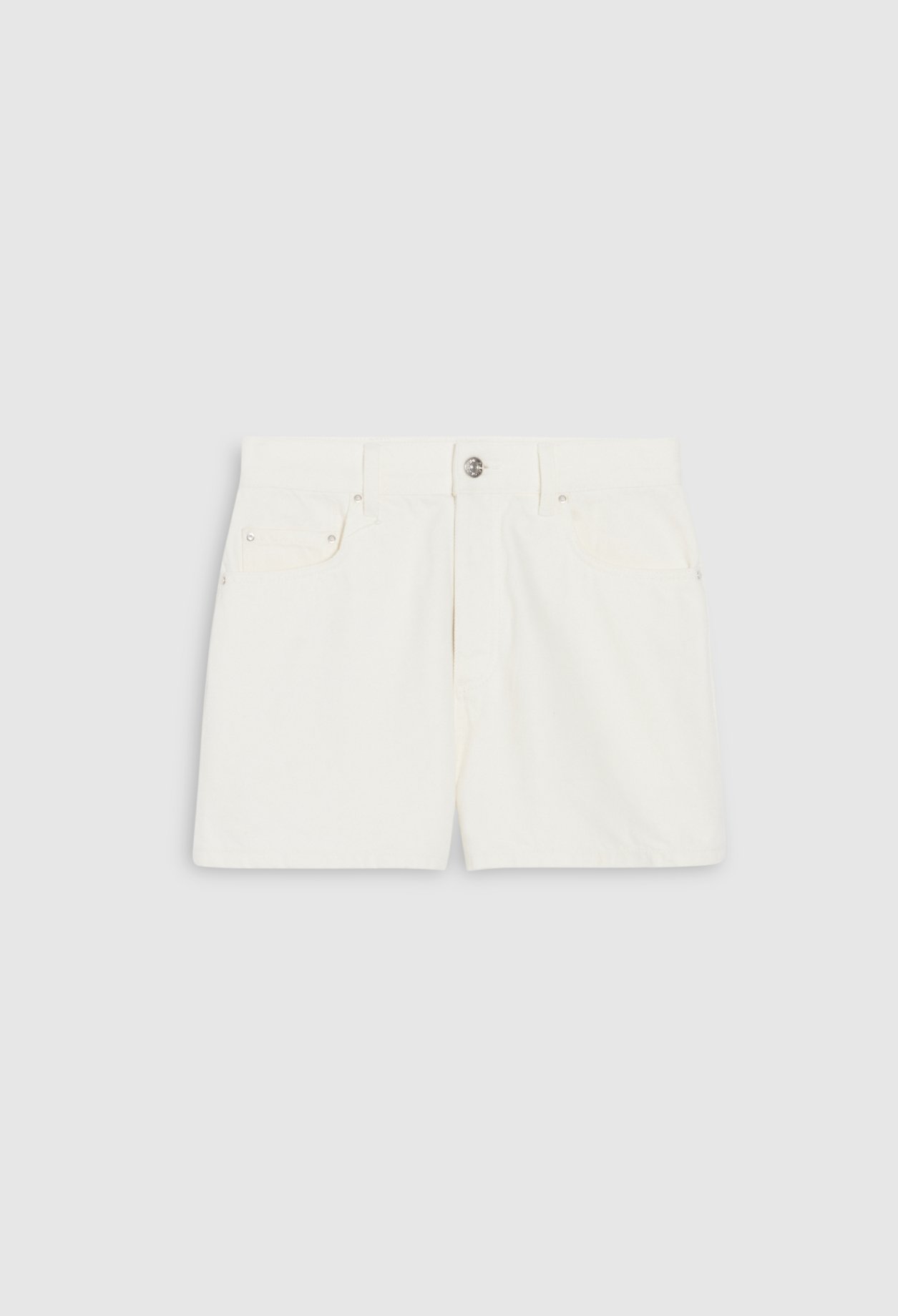 Short jean ecru