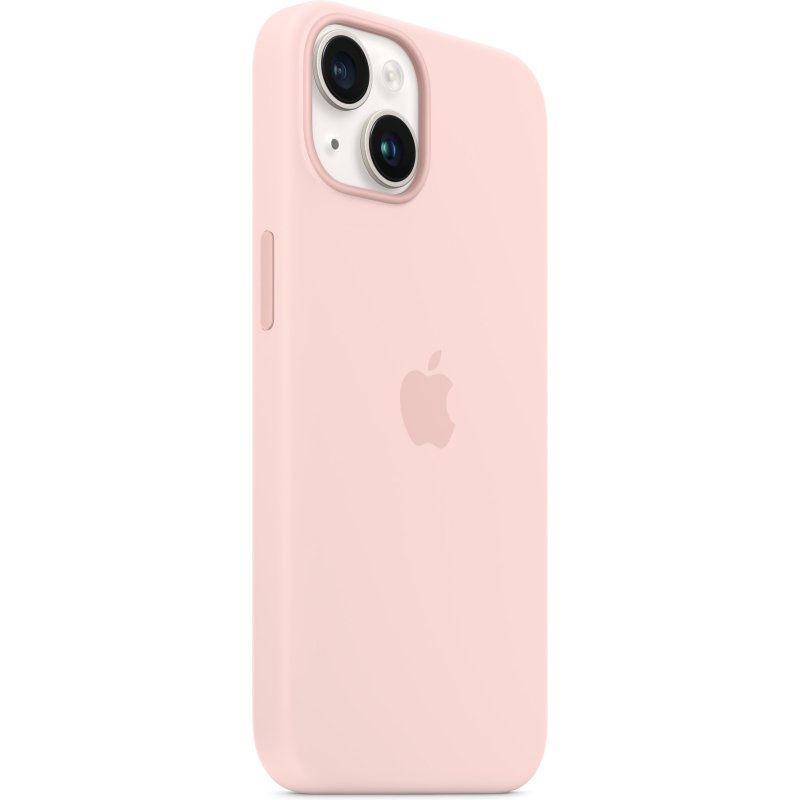 Apple Coque en silicone avec MagSafe pour iPhone 14 - Rose craie