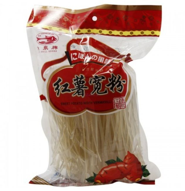 Fish Well Zoete Aardappel Vermicelli ( Breed ) 500g