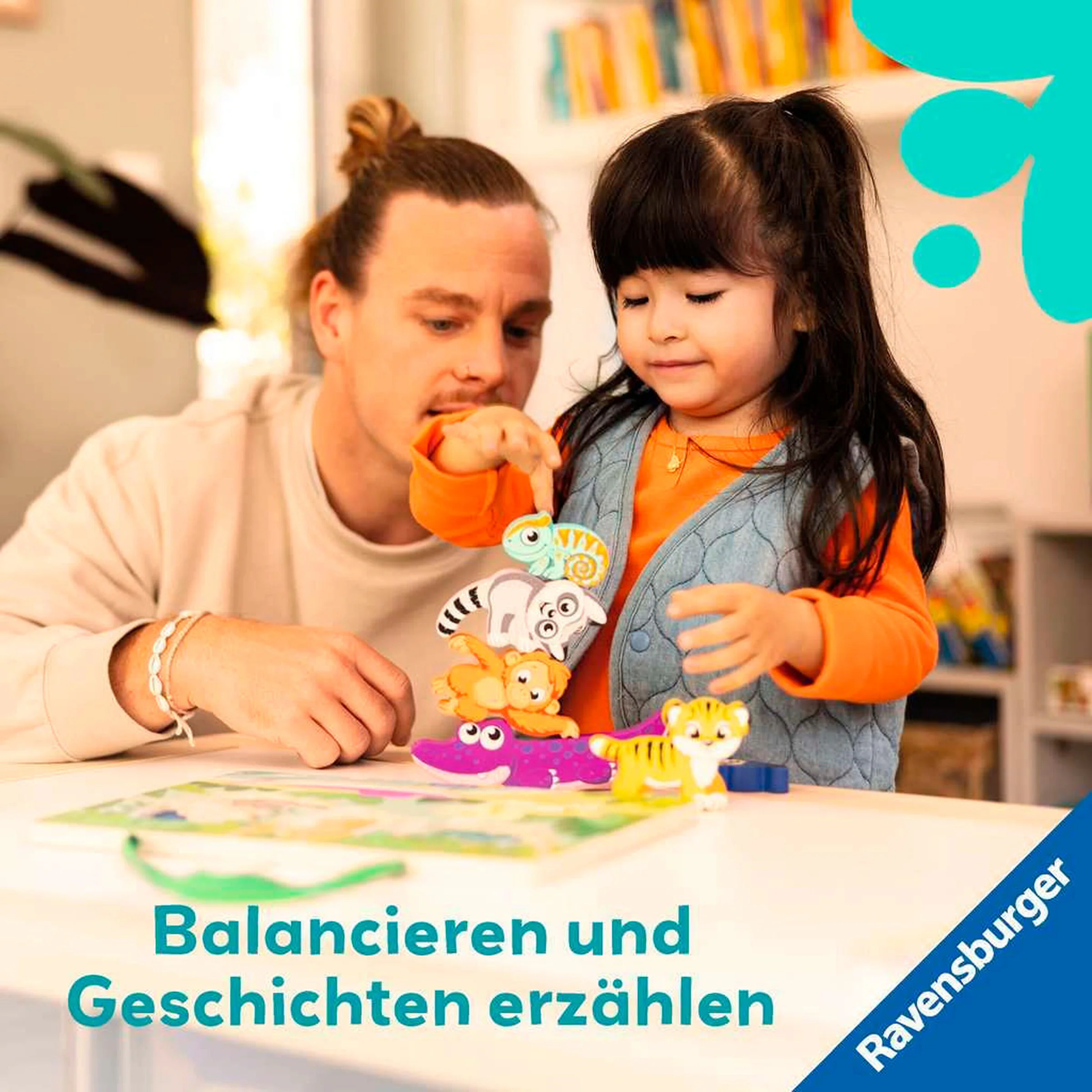 Ravensburger Magnetisches Holz-Fühl-Puzzle: Dschungel