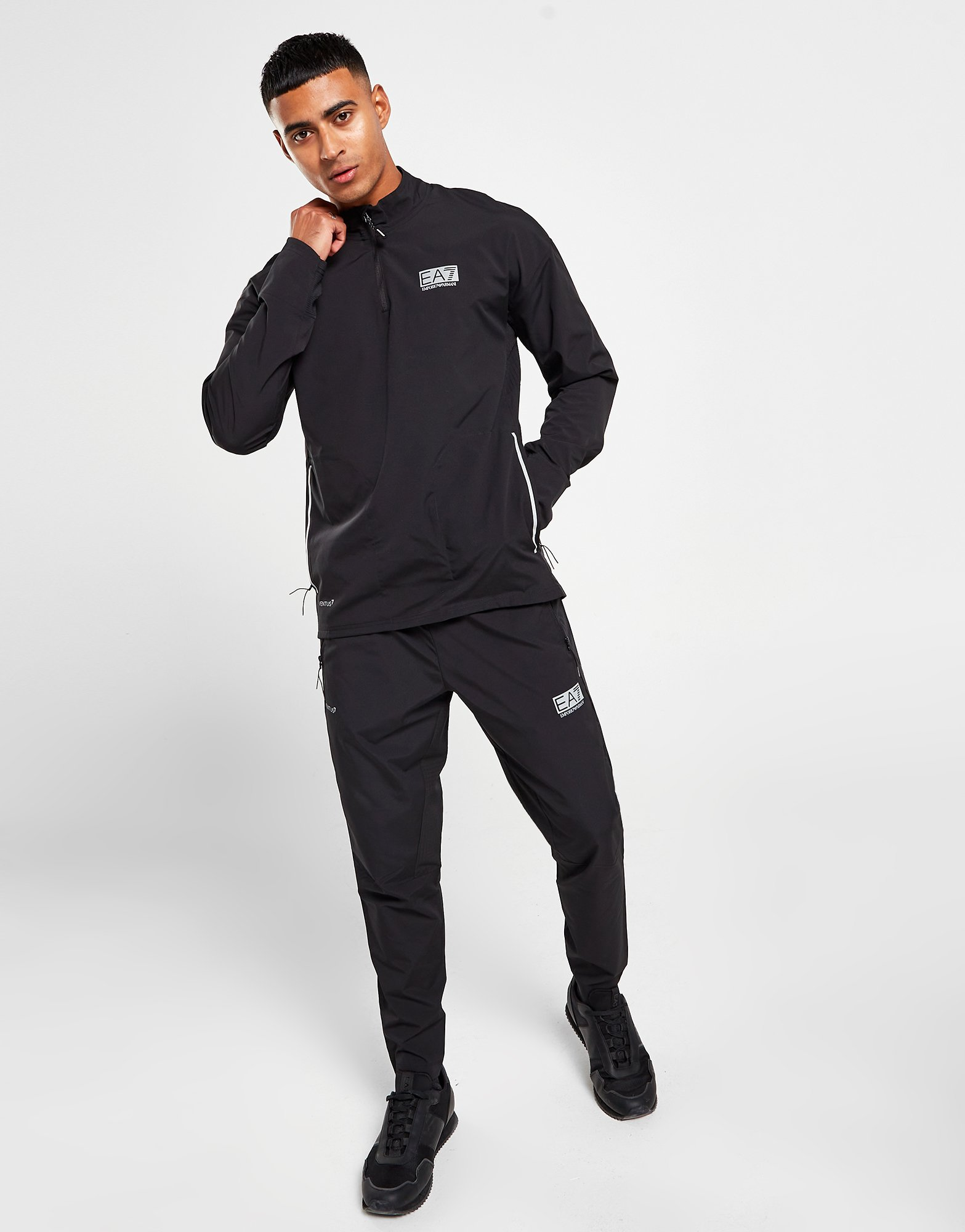 Emporio Armani EA7 Sweat à Capuche Zippée Ventus Homme