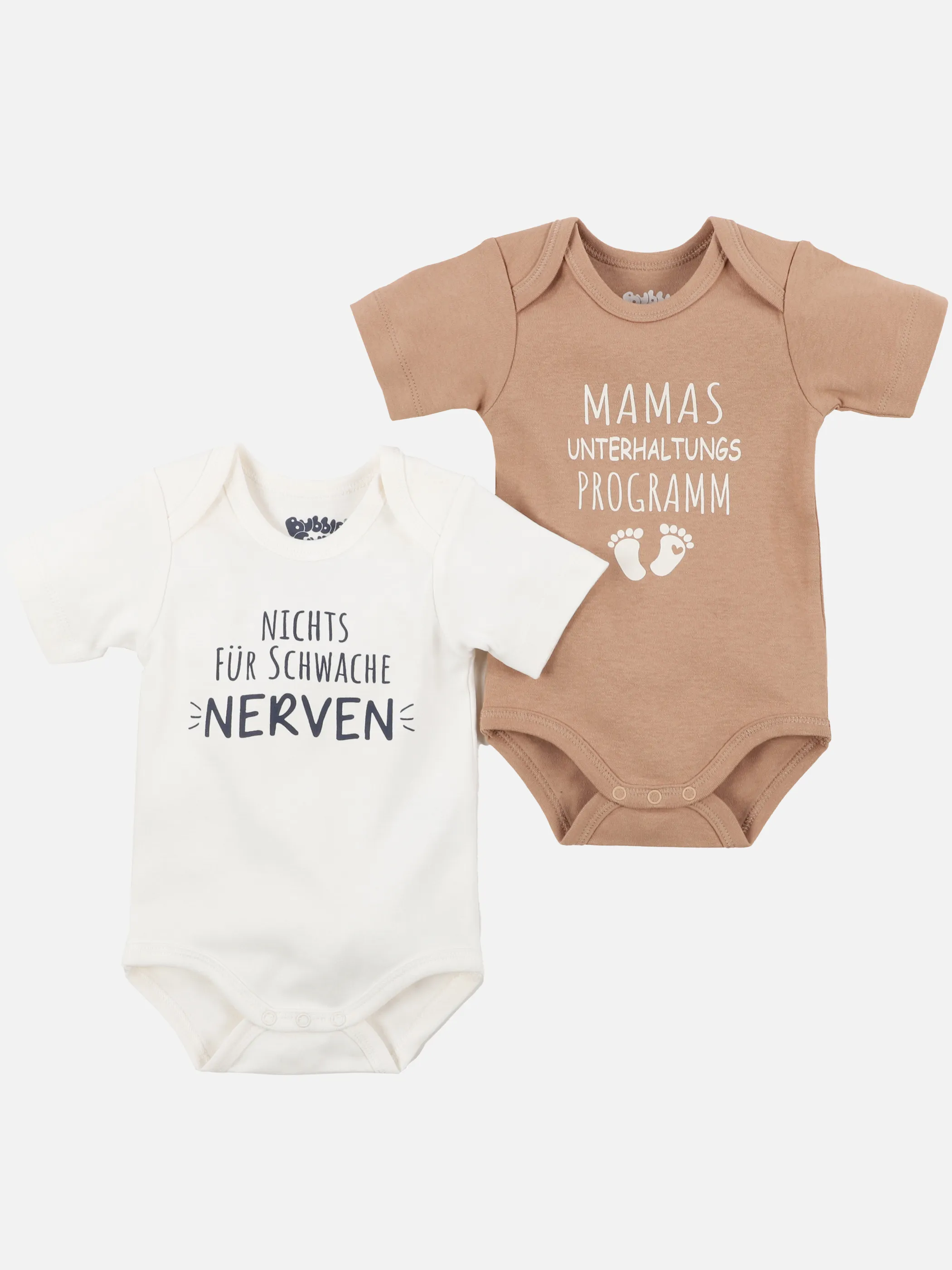 Baby Jungen Sprüche Body im 2er Pack