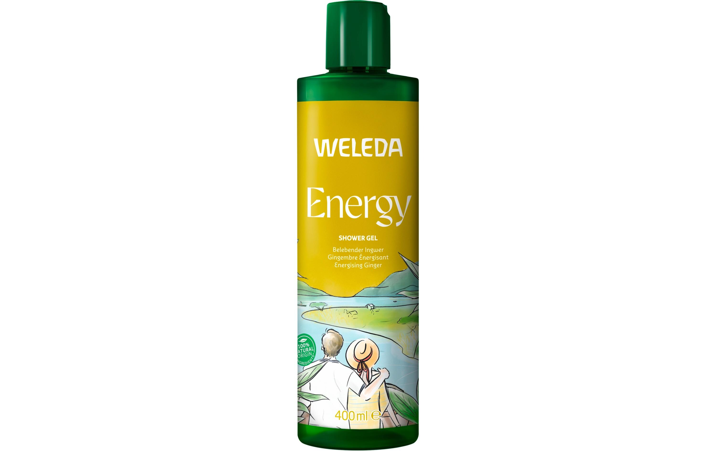 Cremedusche Energy Ingwer 400 mlNatürliche Pflegedusche reinigt die Haut sanft und spendet neue Energie