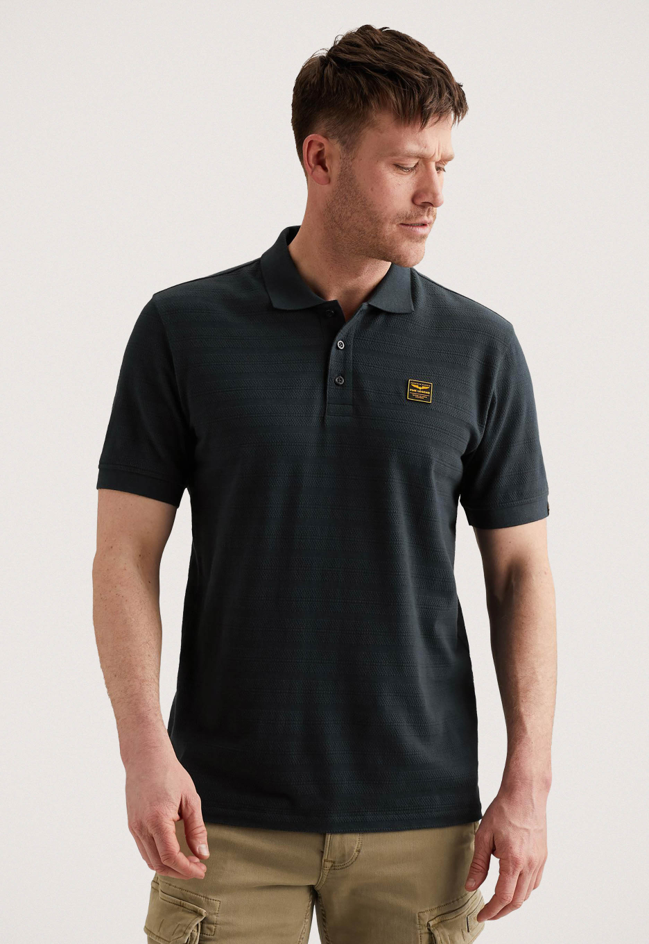 PME Legend Jaqcuard Stripe Polo