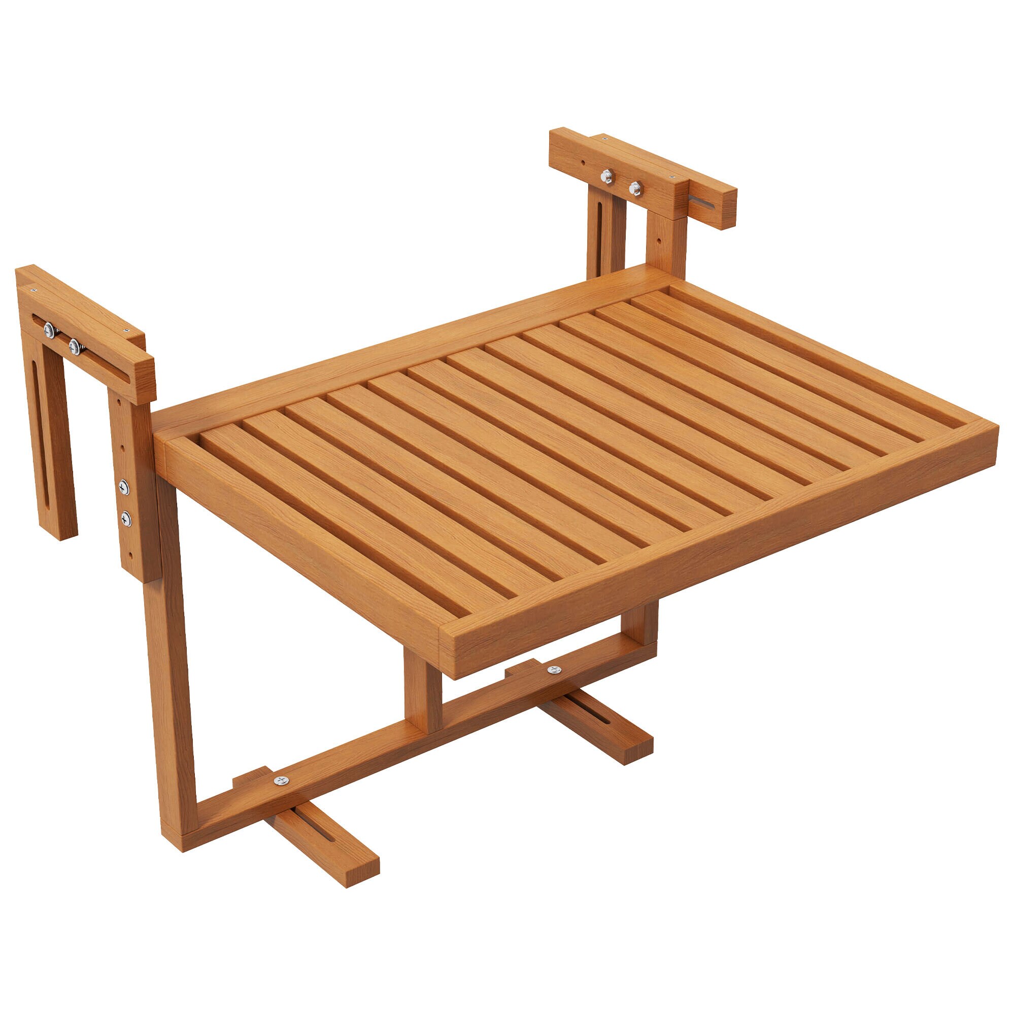 Outsunny Hängetisch mit 4 verstellbaren Positionen natur 68L x 65B x 55H cm
