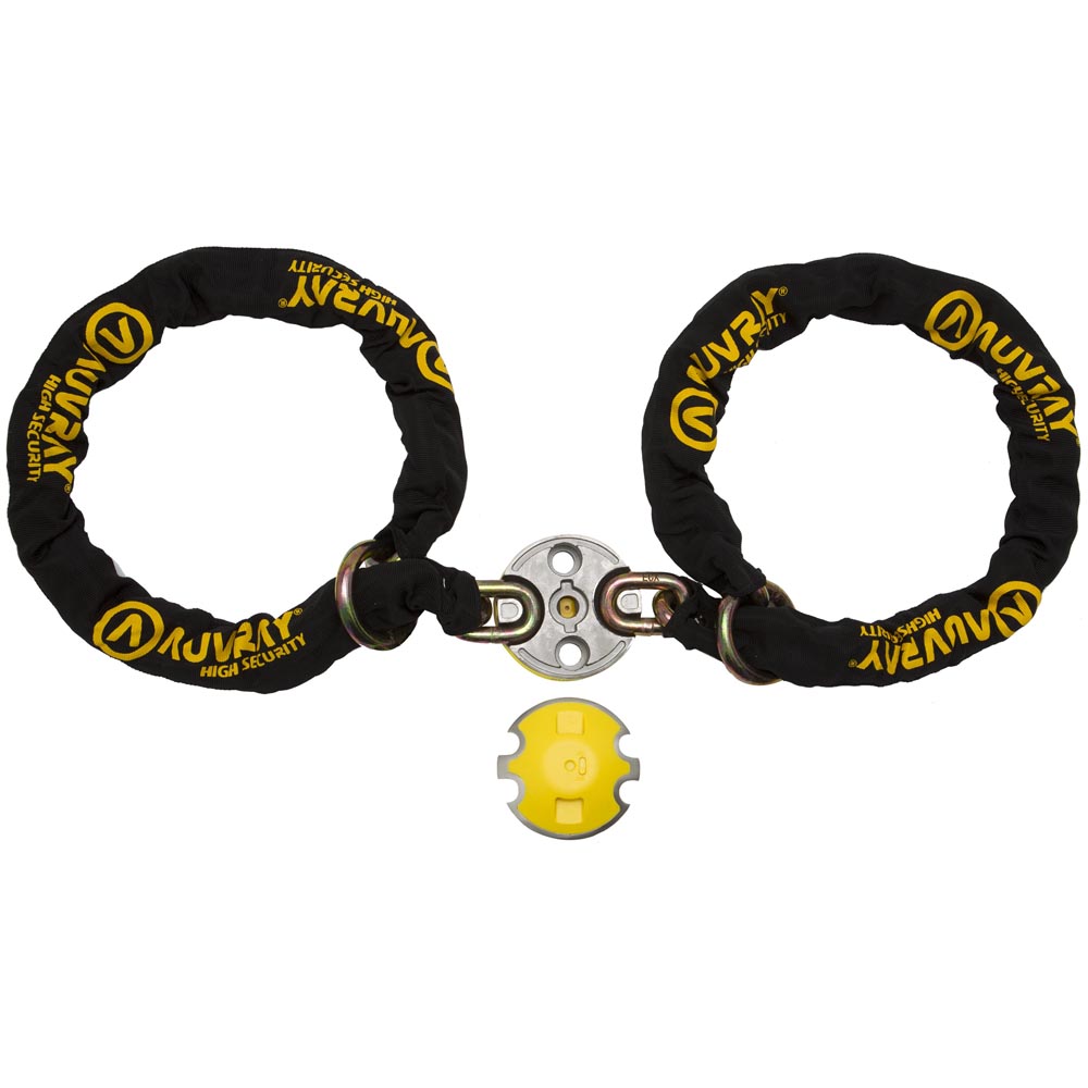 Auvray - Chaîne Xtrem Protect 120 lasso Noir / Jaune