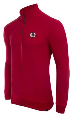 Sweatshirt LeBram Ecusson Zippé Winery / Rouge