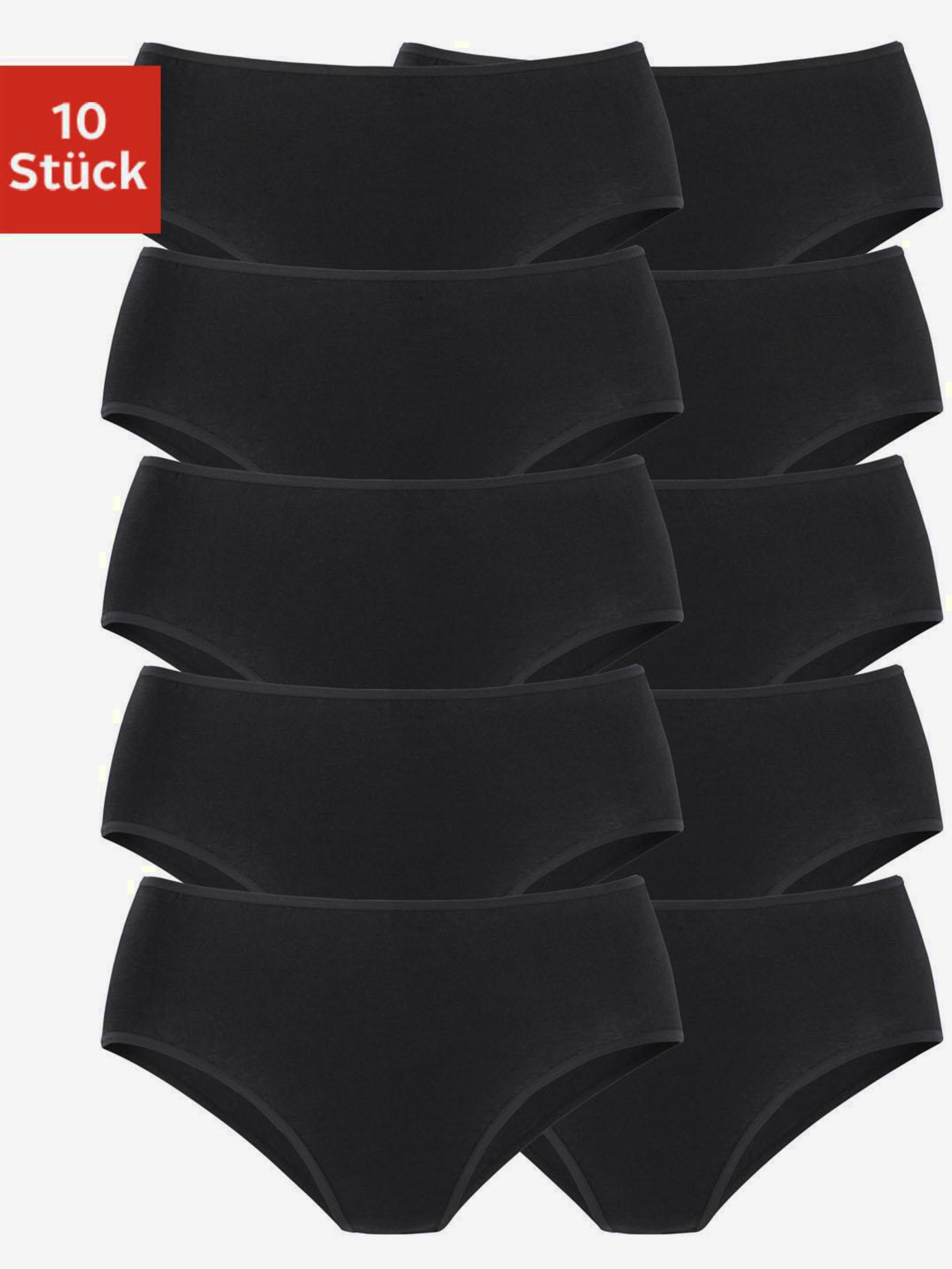 Slips jazz lot de 10 panties pratiques