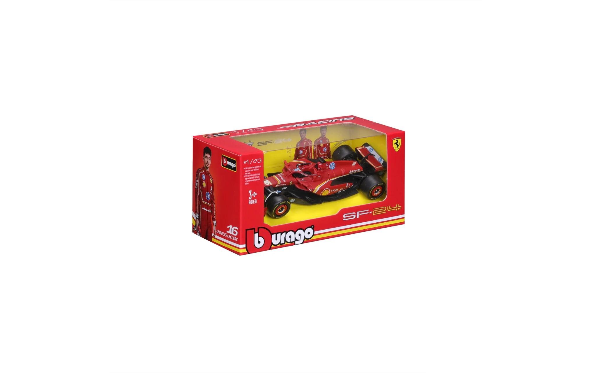 Ferrari F1 SF-24 Leclerc 2024 1:43Sammlermodell im Massstab 1:43