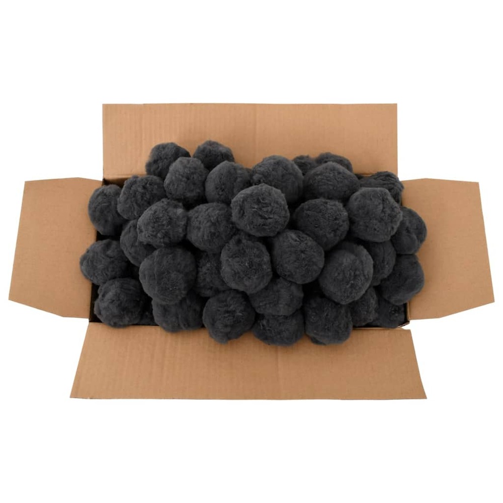 Boule de filtre de piscine d'élimination des odeurs noir 700 g