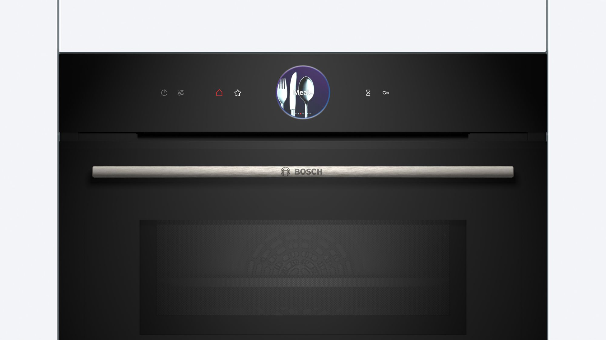 Forno compacto Série 8 com micro-ondas 60 x 45 cm Preto CMG7761B1