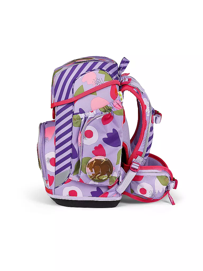 ERGOBAG Schultaschen Set 5tlg CUBO - BlütenzauBär  lila