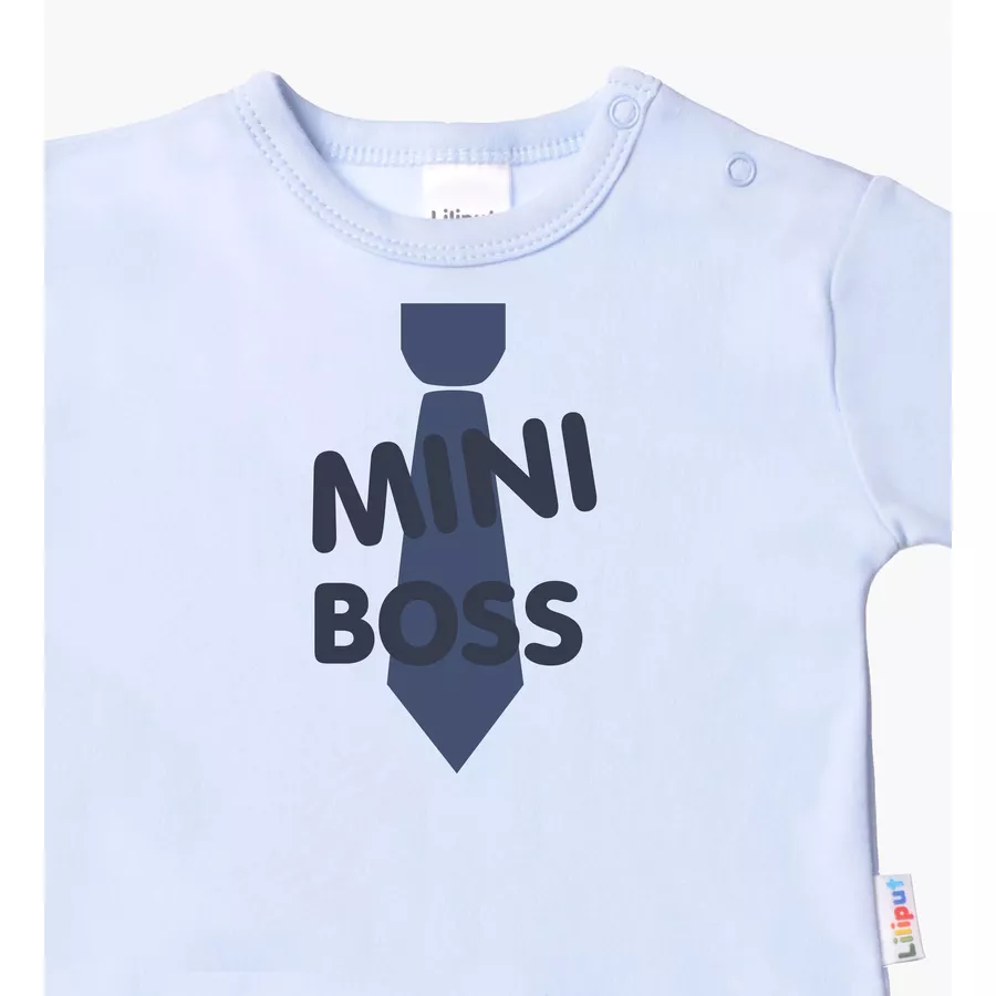 Liliput Langarmshirt Mini Boss hellblau
