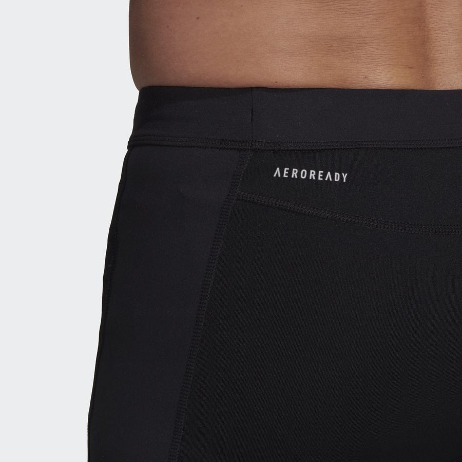 adidas Collant Running Saturday Warm - Noir Femme