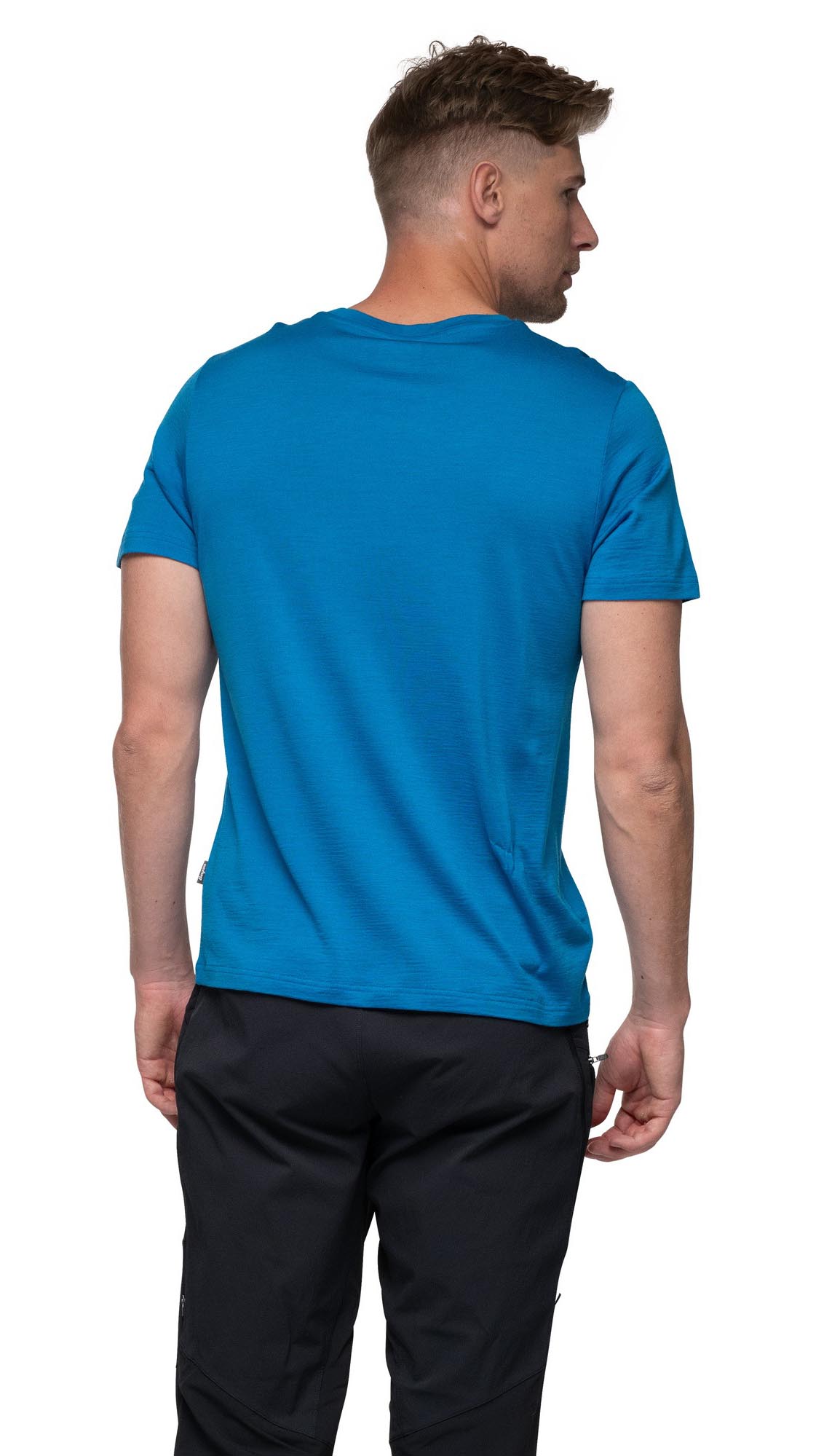 Rabot Mount Wool Tee Herre Dark Aqua Lagoon/Dark Shadow G