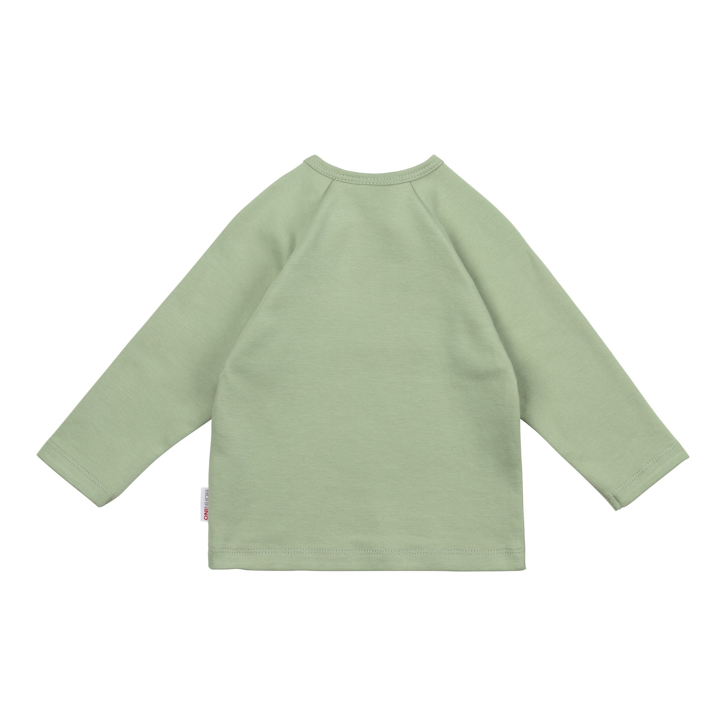 Bornino - Be Happy Raglanshirt Frottee-Sonne grün