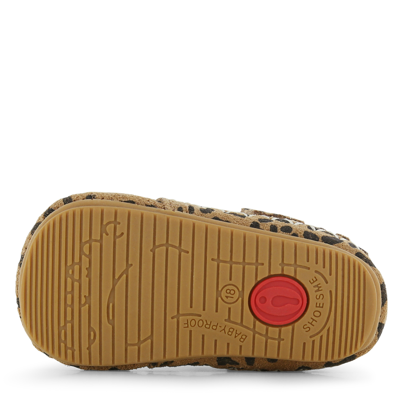 Shoesme cognac BABY-PROOF® schoentje met franjes Suède | Sale
