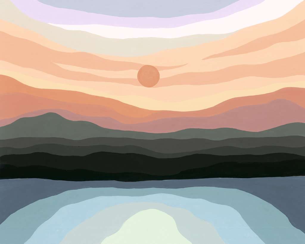 Ravensburger Spiel Minimalistische Landschaft