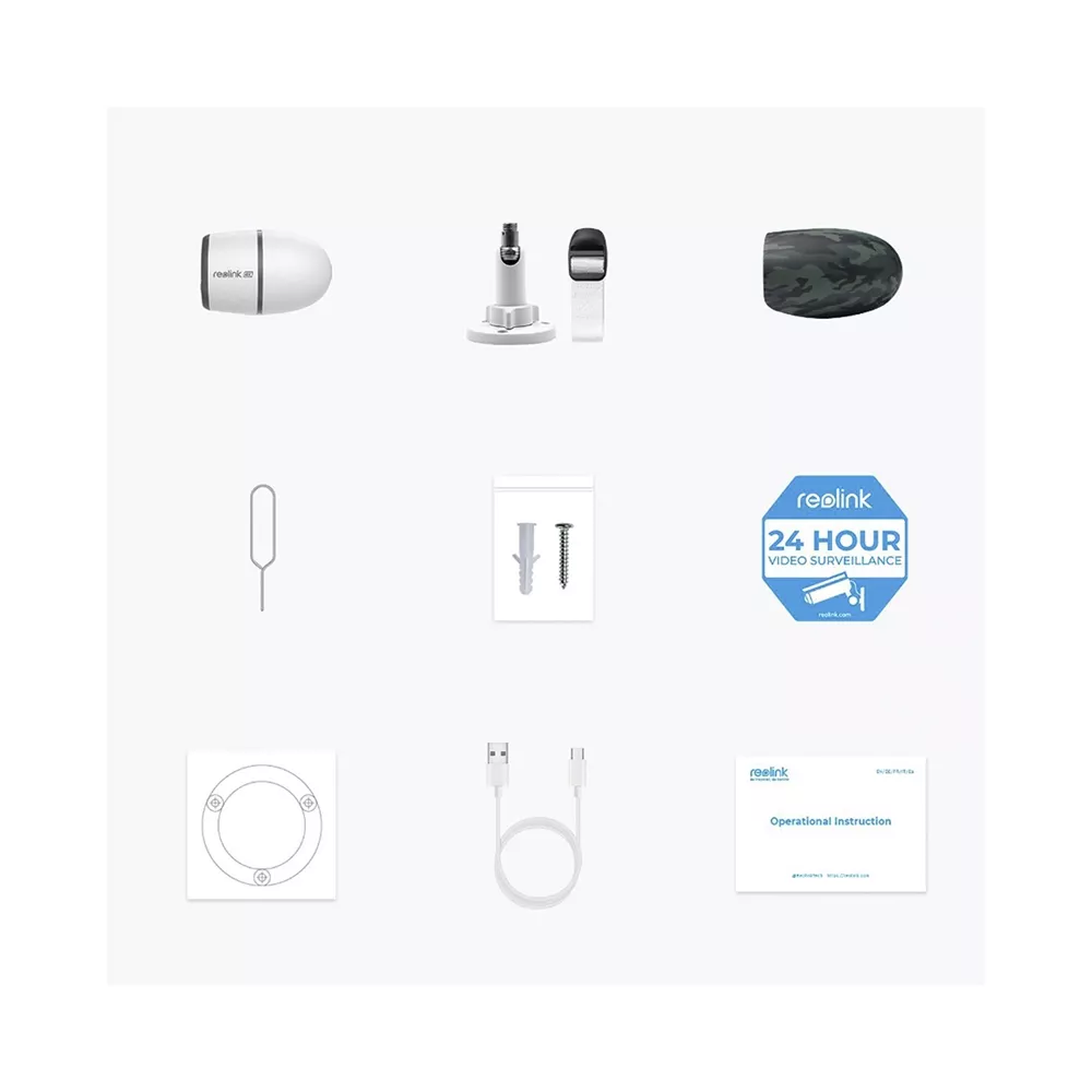 Reolink G340 Outdoor Bullet-Kamera  8 MP 105° IR-LED 10m LTE