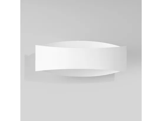 Appliques Toni moderne en acier - 1 sources lumineuses - L.12 x H.12 cm - blanc